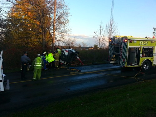 SRU student involved in crash on Harmony Road shortly after 5 p.m. Thursday.