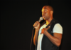 Comic Jay Pharoah performs stand-up in ballroom