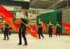 New winter guard team holds first performance in Morrow Field House