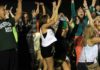 First year students experience Slippery Rock WOW tradition