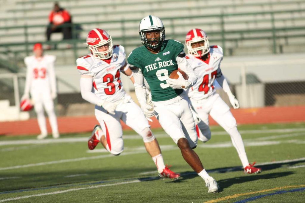 Rock football celebrates senior day with 5715 win The Rocket