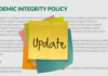 Changes made to SRU Academic Integrity policy