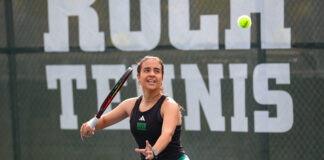 Rock tennis opens spring season at CMU