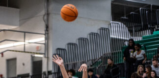 Rock falls in home opener