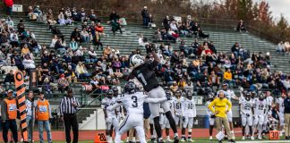 Henwood’s pick-six secures senior day victory over Clarion