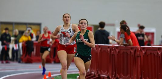 SRU women shine in split squad action