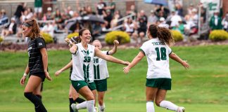 SRU rolls past Lock Haven in home opener
