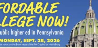Rally for higher ed funding