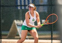 SRU tennis secures 13 wins at Bucknell Invitational