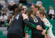Rock volleyball falls to IUP in four sets