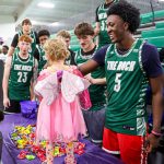 Student-athletes celebrate Halloween with community