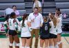 Rock volleyball falls in pair of weekend contests